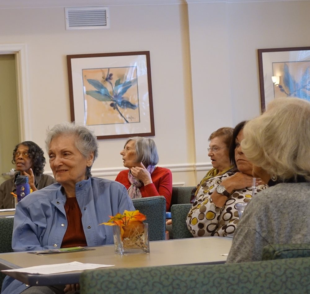 older people in a room