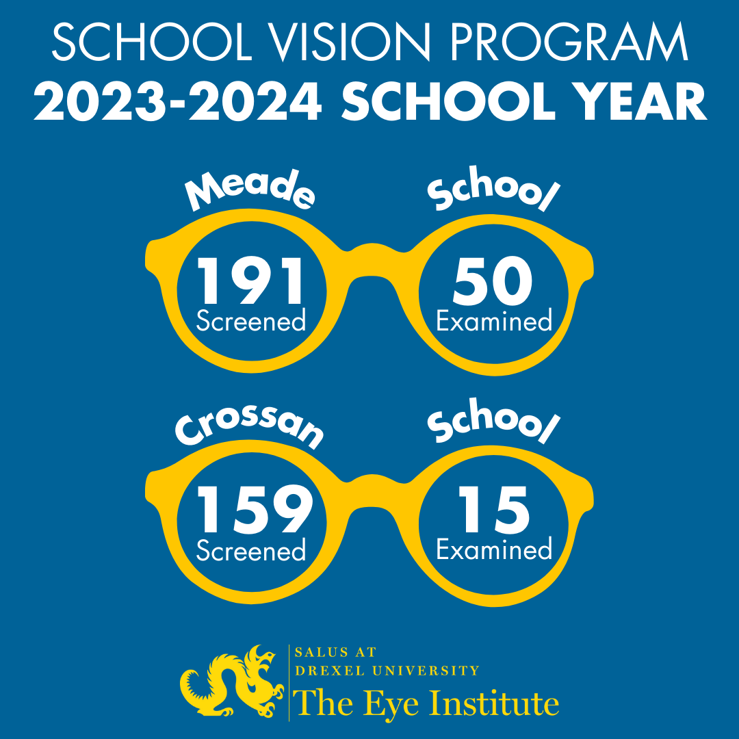 School vision program screening numbers