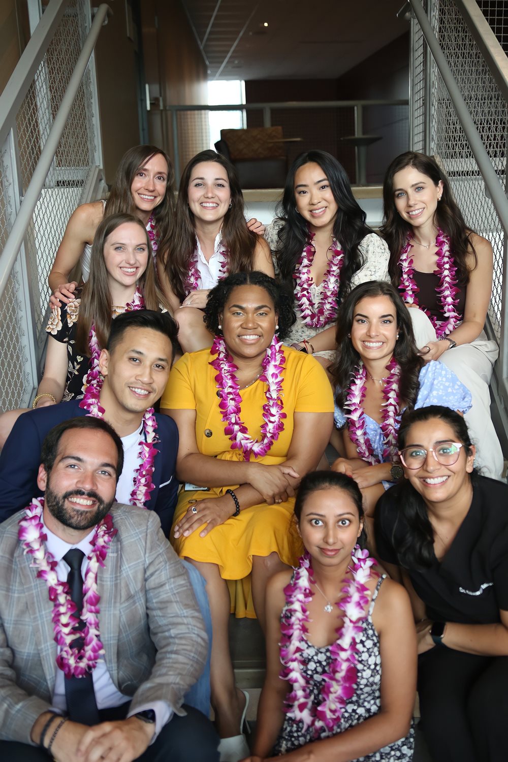 2021-2022 TEI Residents sitting together