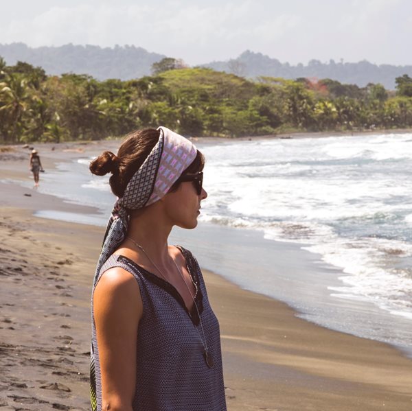 Woman on beach