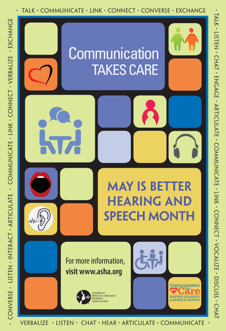 better hearing and speech month flyer