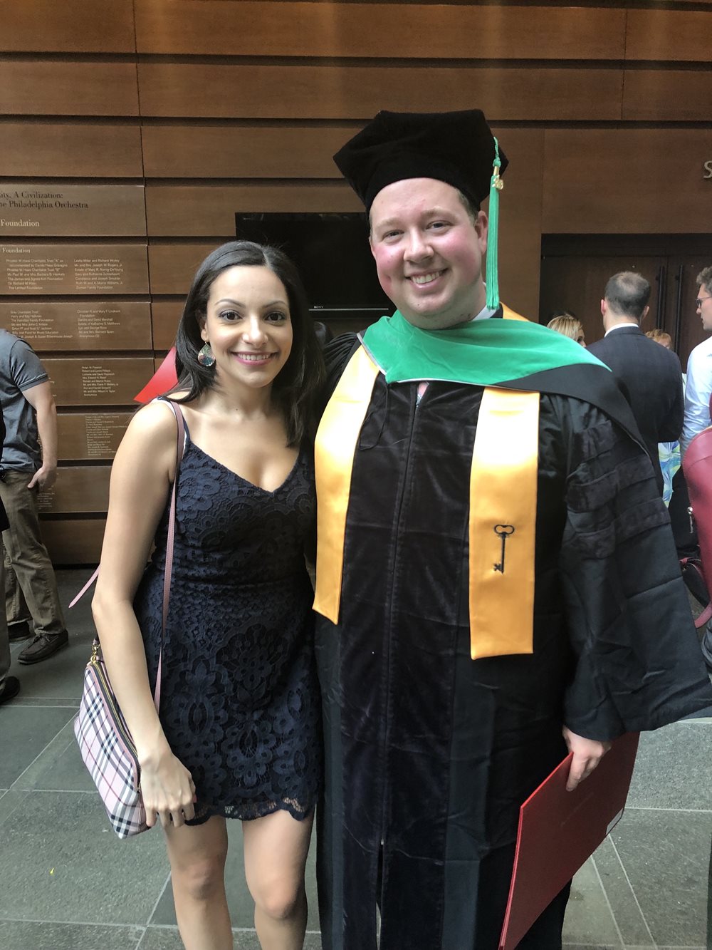 Dr. Killen and Dr. Labib at commencement