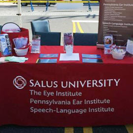 Salus University event table