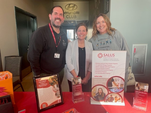 Bob Serianni and Kara Maharay at Salus table