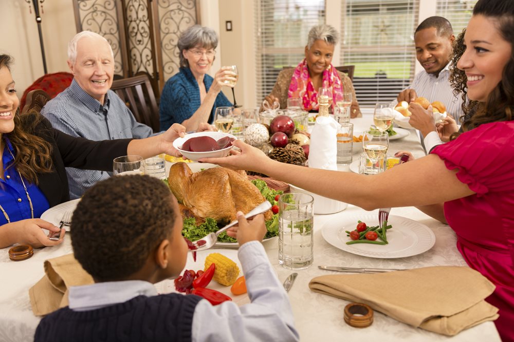 Holiday family gathering