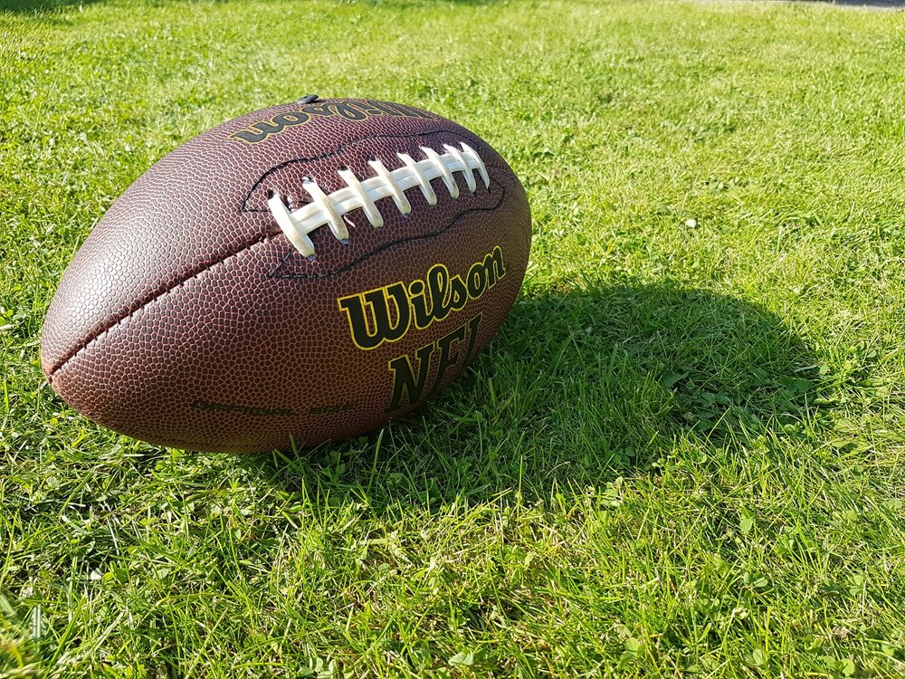 Football on a field