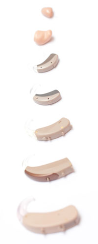 different types of hearing aids