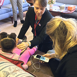 Pediatric hearing exam