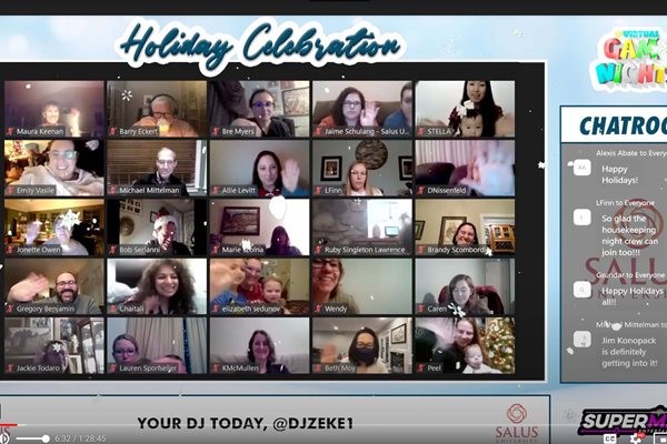 Virtual holiday party