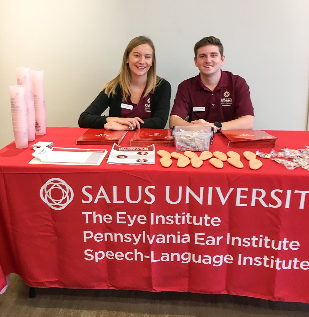 Audiology students at the PEI open house