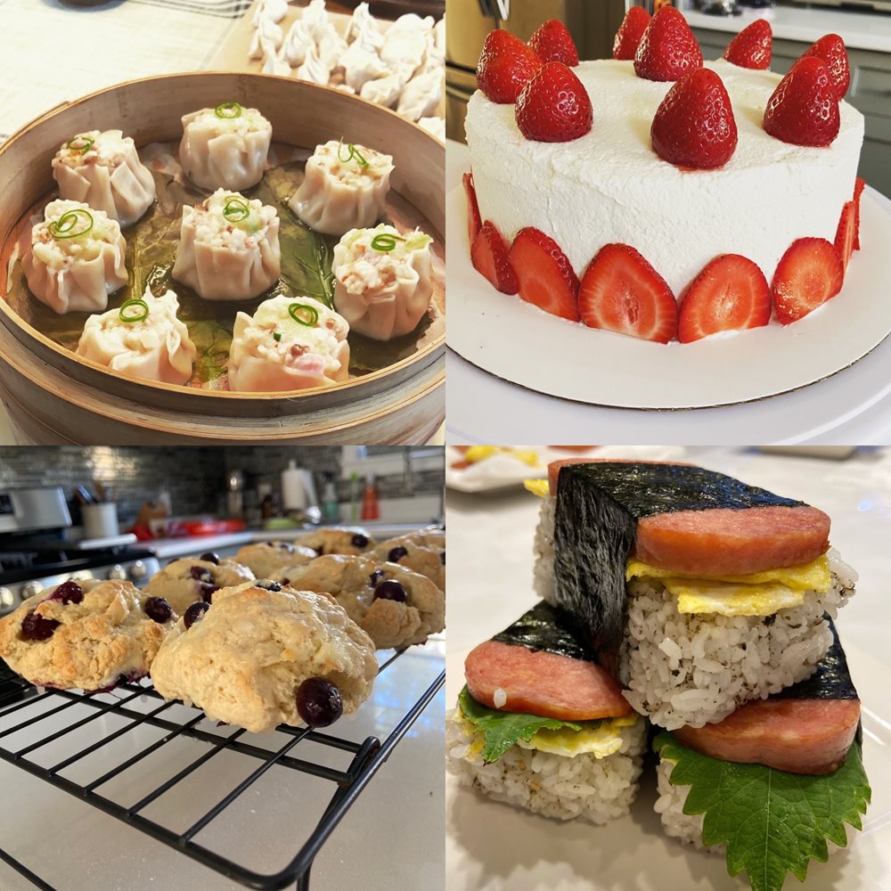 Collage of food & pastries