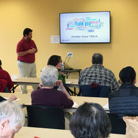 Bob Serianni giving a presentation