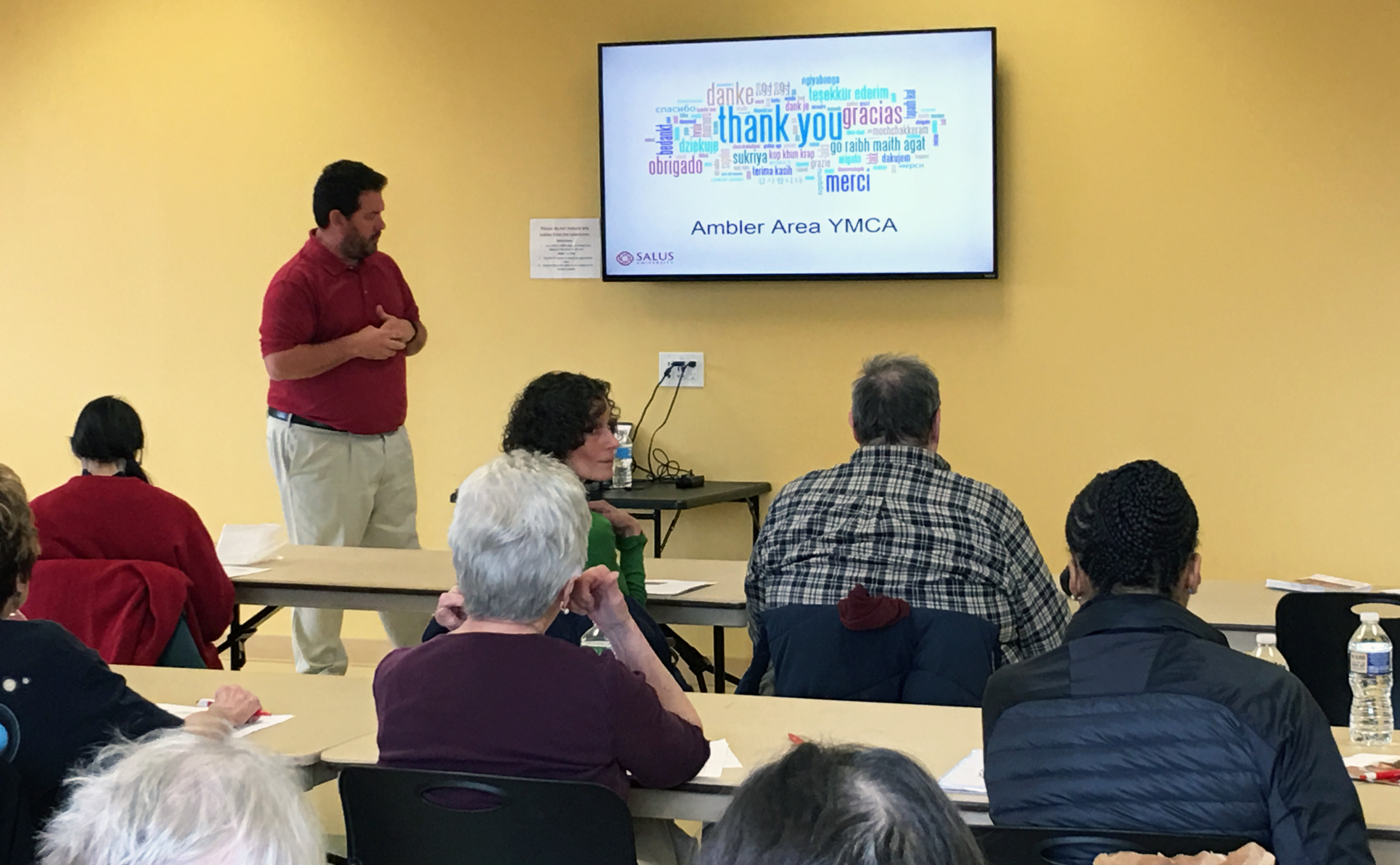 Bob speaking at Lunch and Learn event