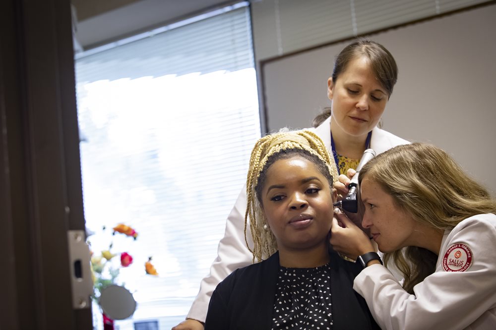 Hearing exam at PEI