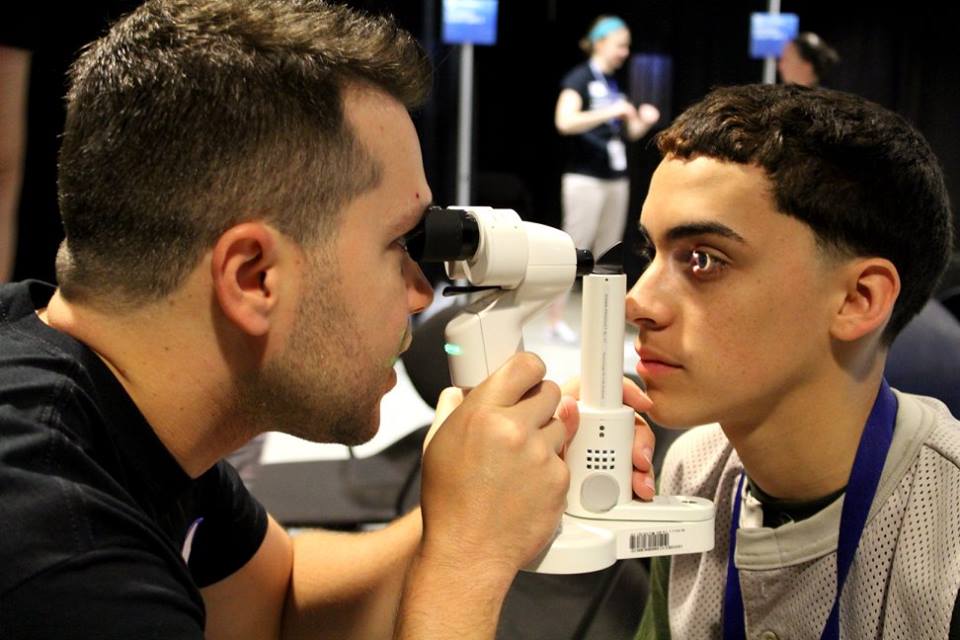 Vision screening at special olympics