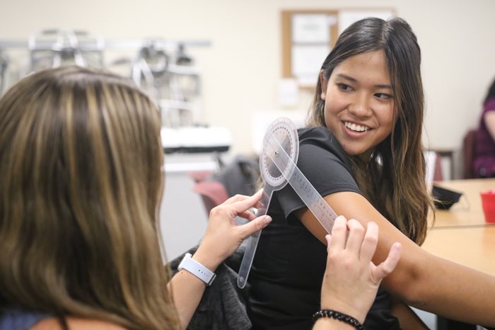 OT measuring patient arm