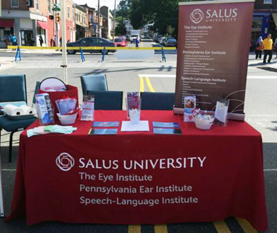 Salus University event table