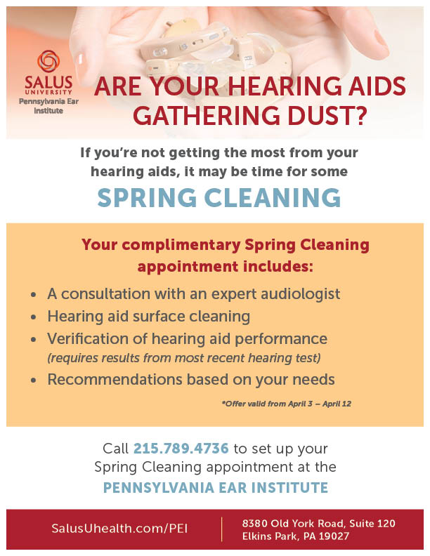 PEI cleaning hearing aids falyer