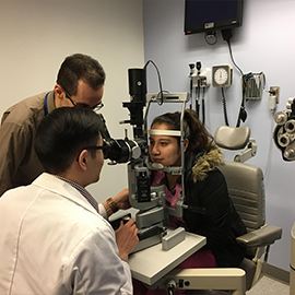 Eye exam at TEI Norristown