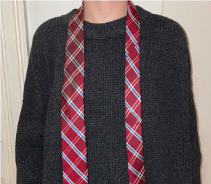 Person wearing a tie