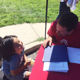 Bob Serianni working with a pediatric client