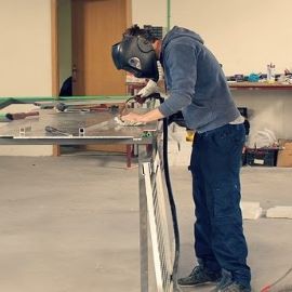 Man working with tools