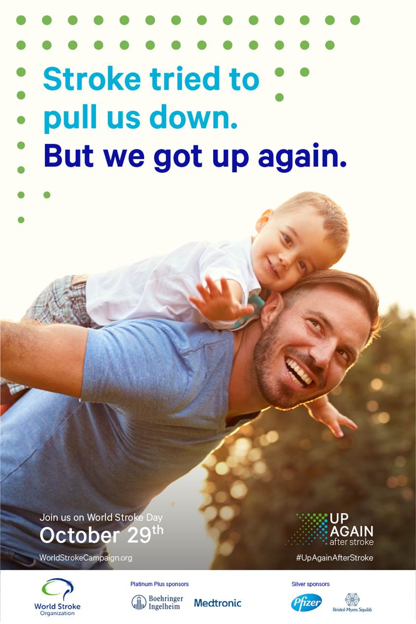 World Stroke Day campaign poster